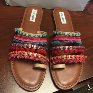 Steve Madden Gypsy Slides, Size 10